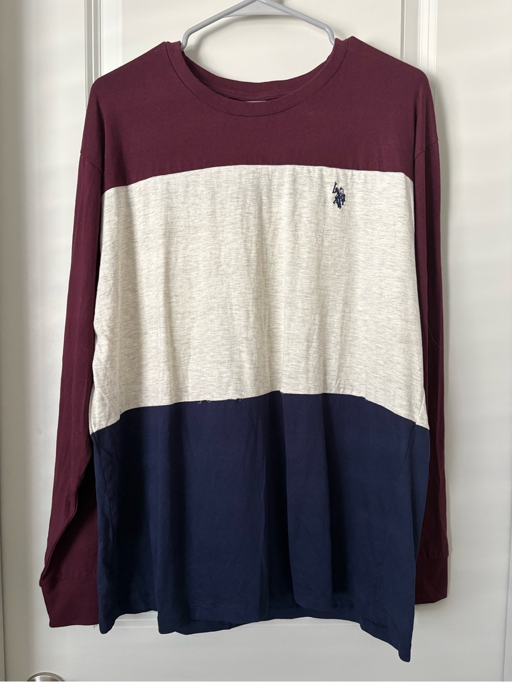 Long Sleeve Color Block Shirt